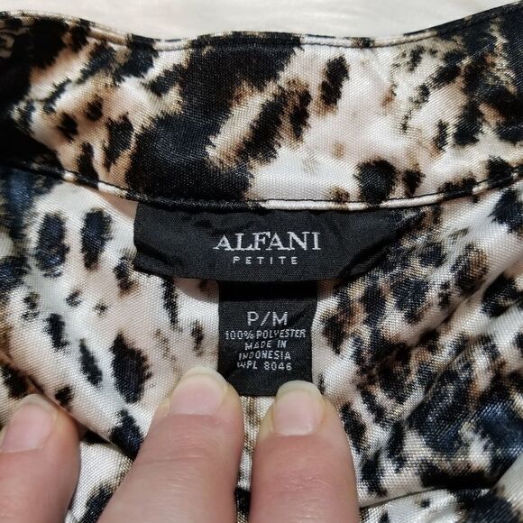 Alfani animal print blouse - Picture 2 of 3